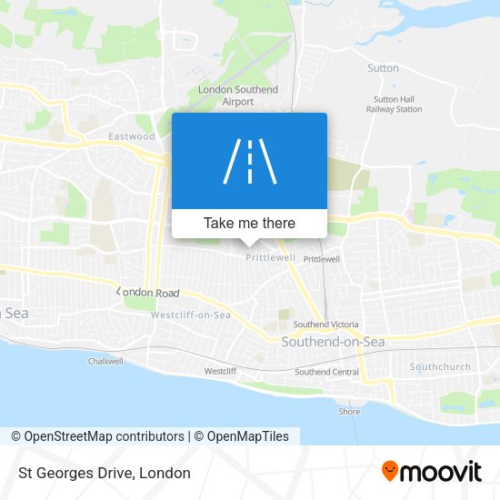 St Georges Drive map