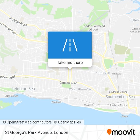 St George's Park Avenue map
