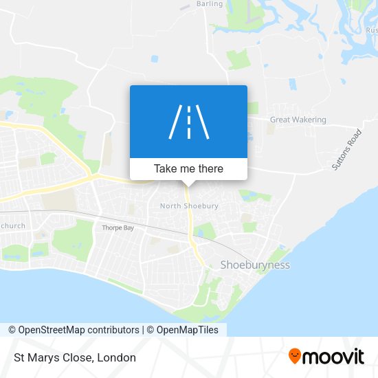 St Marys Close map