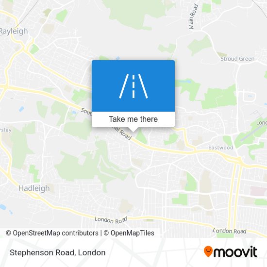 Stephenson Road map