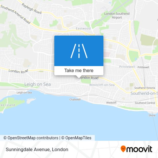 Sunningdale Avenue map