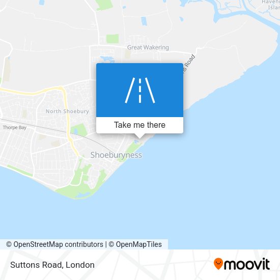 Suttons Road map