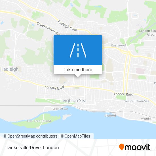 Tankerville Drive map