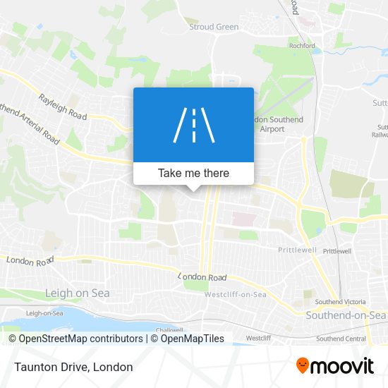 Taunton Drive map