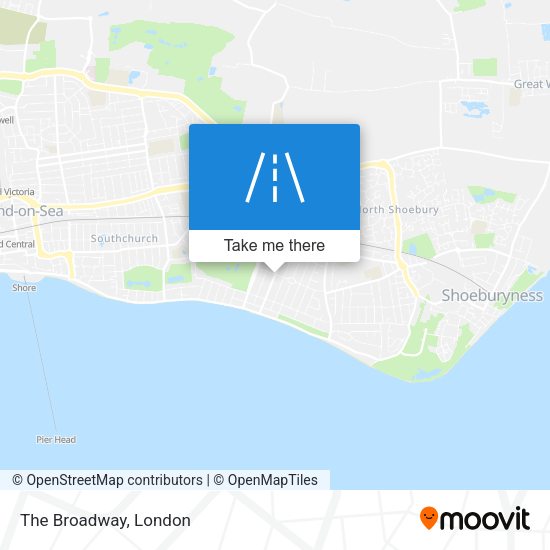 The Broadway map
