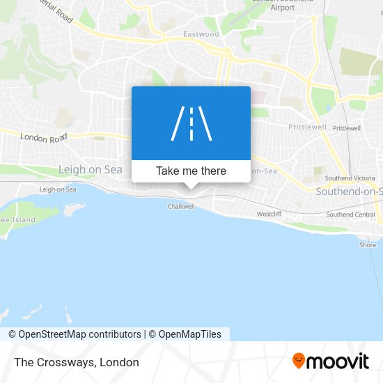 The Crossways map