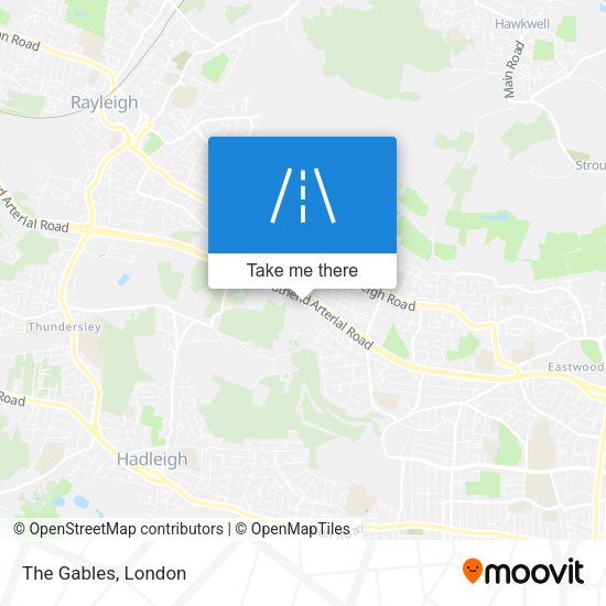 The Gables map