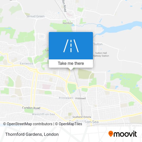 Thornford Gardens map