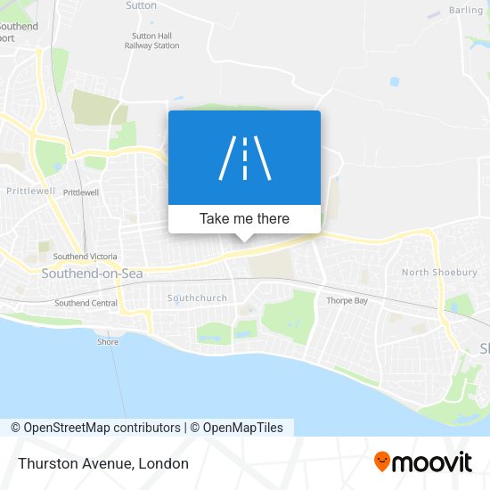 Thurston Avenue map