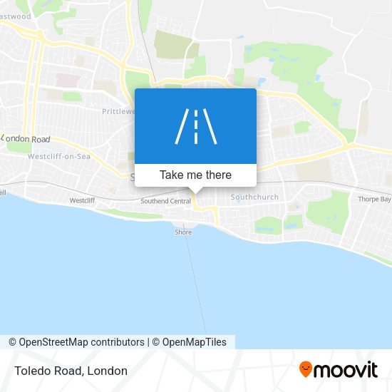 Toledo Road map