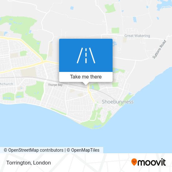 Torrington map