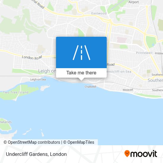 Undercliff Gardens map