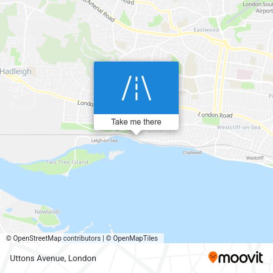 Uttons Avenue map