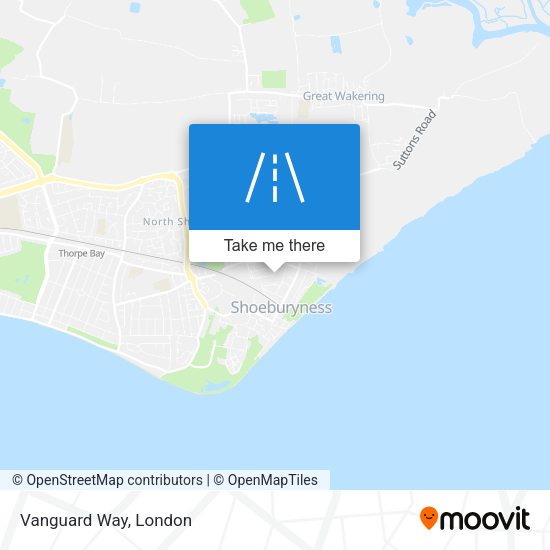 Vanguard Way map