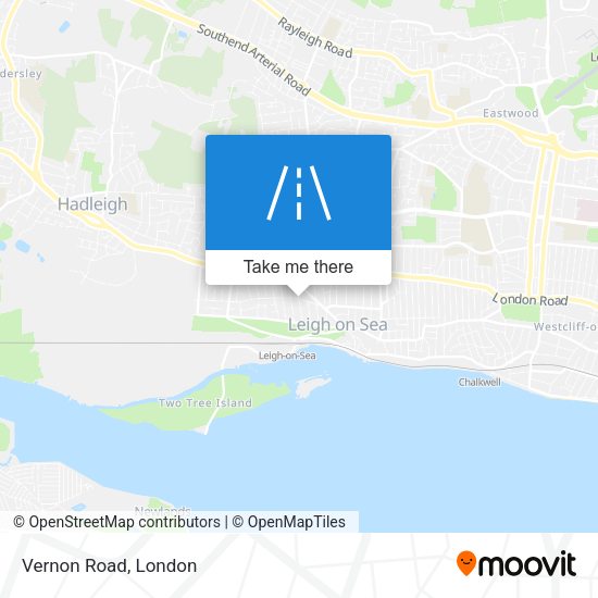 Vernon Road map