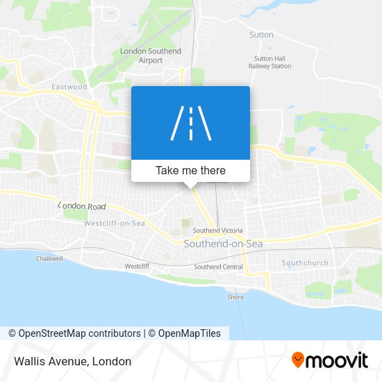 Wallis Avenue map