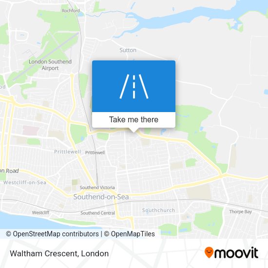 Waltham Crescent map