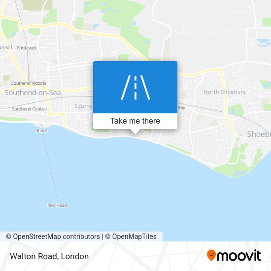 Walton Road map