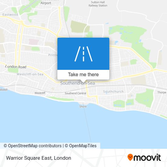 Warrior Square East map