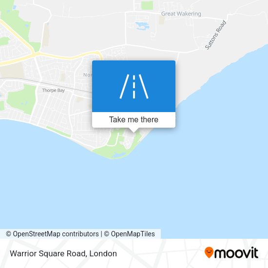 Warrior Square Road map