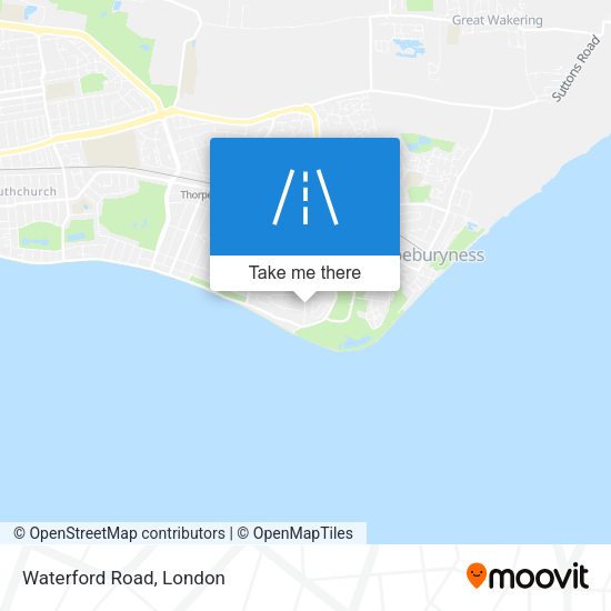 Waterford Road map