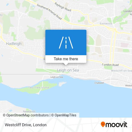 Westcliff Drive map