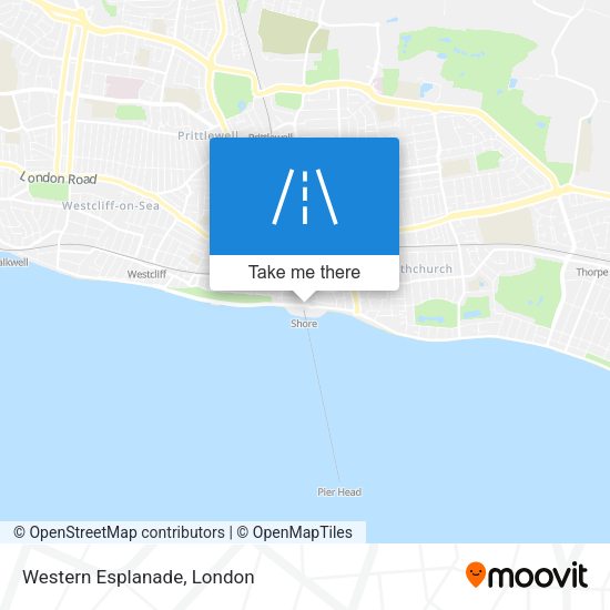 Western Esplanade map