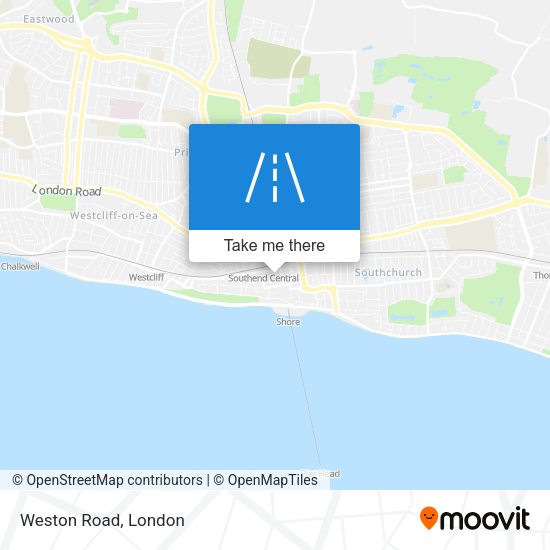 Weston Road map