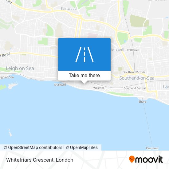 Whitefriars Crescent map