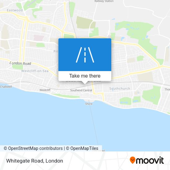 Whitegate Road map