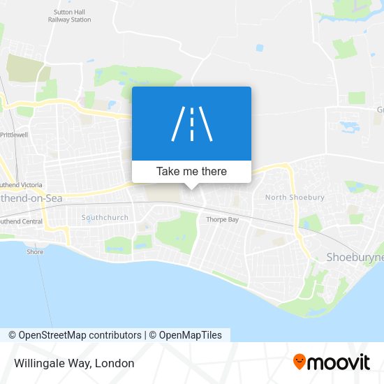 Willingale Way map