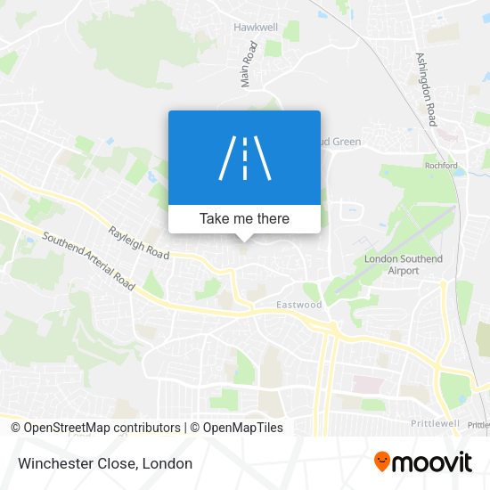 Winchester Close map