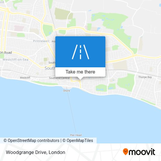 Woodgrange Drive map