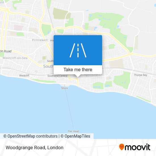 Woodgrange Road map