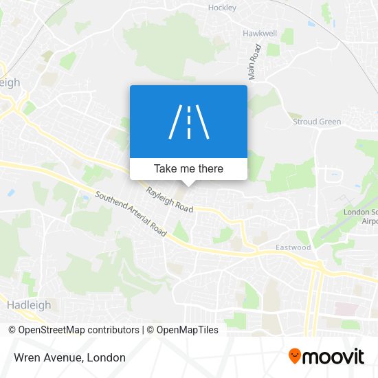 Wren Avenue map