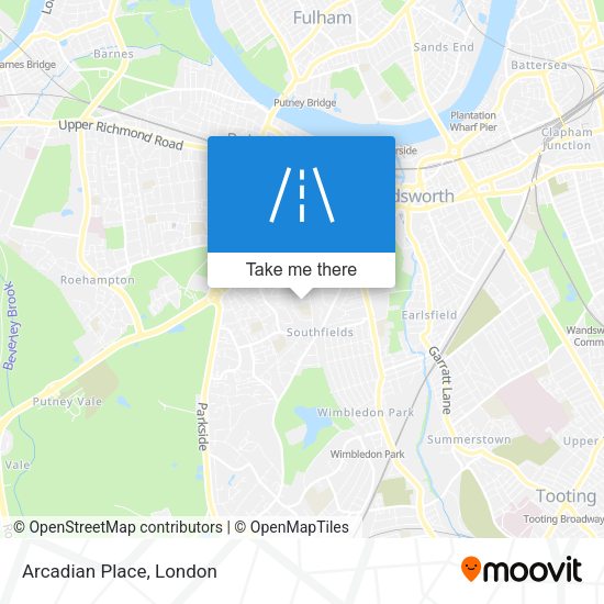 Arcadian Place map