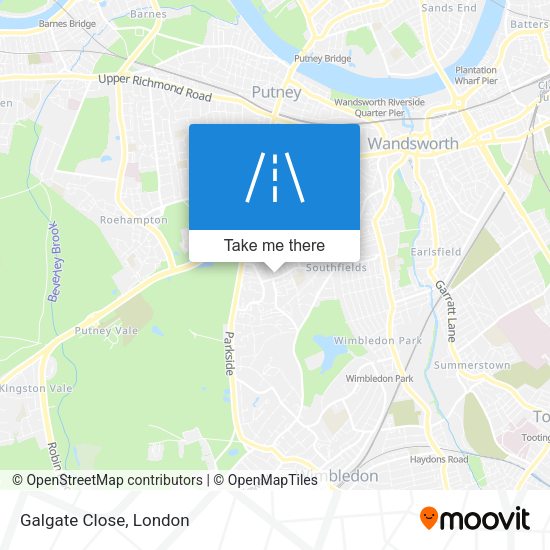 Galgate Close map