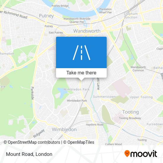 Mount Road map