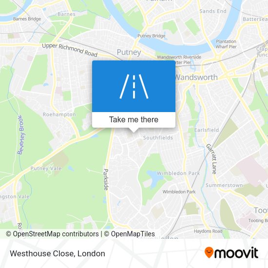 Westhouse Close map