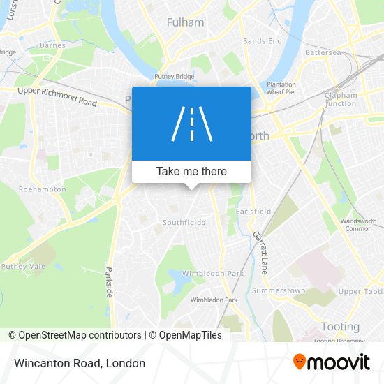Wincanton Road map
