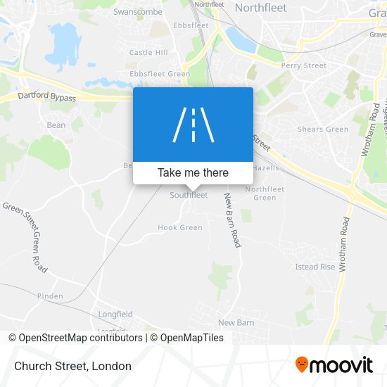 Church Street map