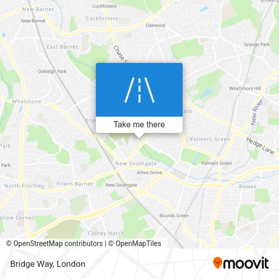 Bridge Way map