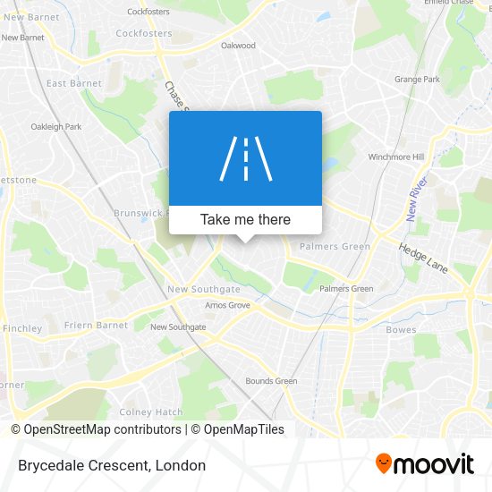 Brycedale Crescent map