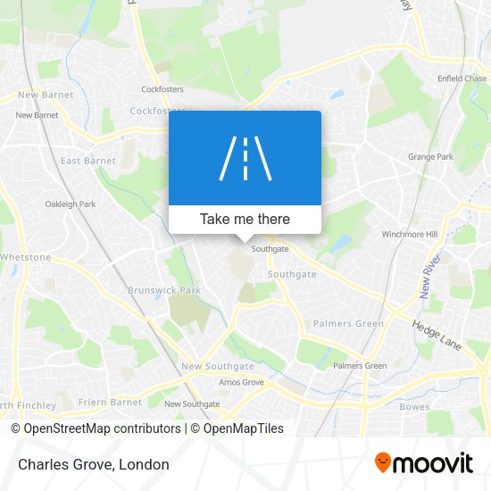 Charles Grove map