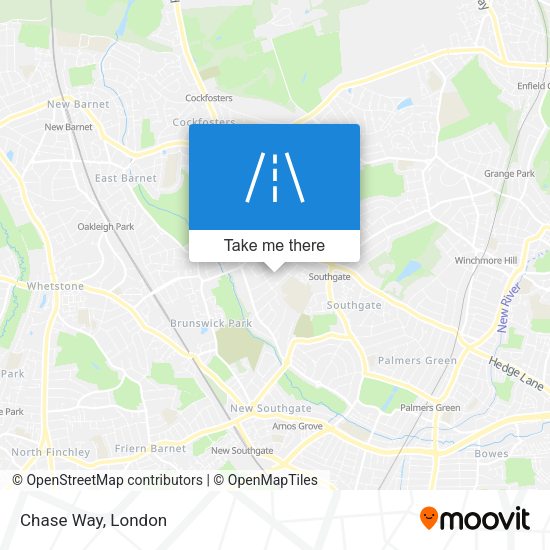 Chase Way map