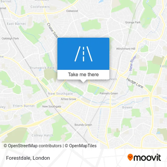 Forestdale map