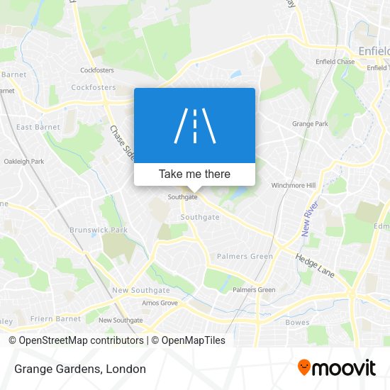 Grange Gardens map