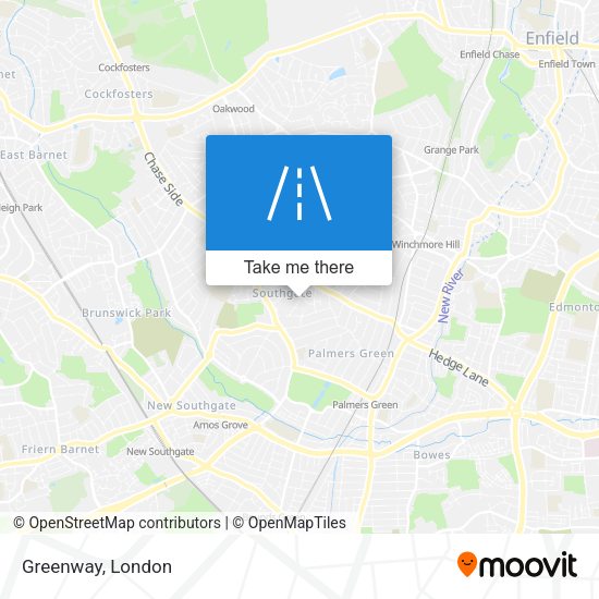 Greenway map