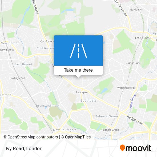 Ivy Road map