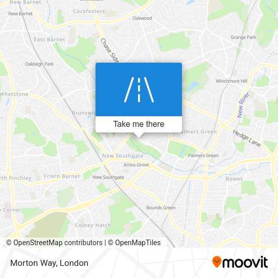 Morton Way map